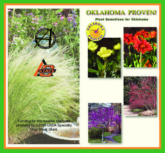 Funding for this booklet has been provided by a 2009 USDA Specialty Crop Block Grant. SCIENTIFIC NAME INDEX Acer truncatum 	..................................................