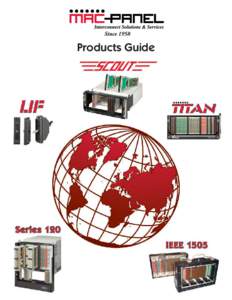 Products Guide  The SCOUT from MAC Panel is a configurable Mass