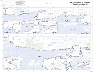 Regulation Plan Map for Fisheries Management Zone 14 - Sheet 4 of 17