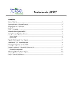 Microsoft Word - Fundamentals of FAST