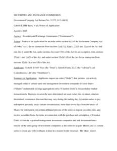 76th United States Congress / Funds / United States securities law / Financial services / Investment Advisers Act / Financial adviser / U.S. Securities and Exchange Commission / Collective investment scheme / Investment Company Act / Financial economics / Investment / Finance