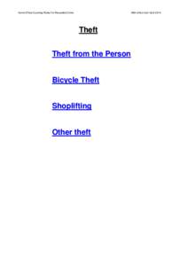 Theft & Handling Stolen Goods