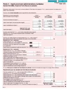 Effacer les données  Aide Protégé B une fois rempli T2203 – 2014