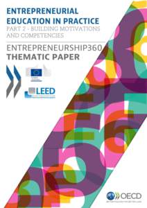 Acknowledgements This thematic paper was prepared for the Entrepreneurship360 initiative of the Organisation for This thematic paper was prepared for the Entrepreneurship360 initiative of the Organisation for Economic 