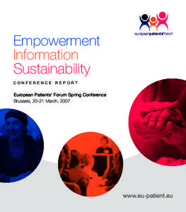 Empowerment Information Sustainability C O N F E R E N C E  R E P O R T