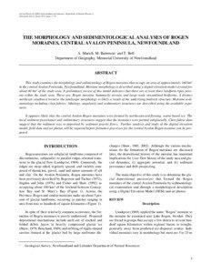 Current Research[removed]Newfoundland and Labrador Department of Natural Resources Geological Survey, Report 05-1, pages 1-14