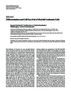 Hindawi Publishing Corporation Leukemia Research and Treatment Volume 2012, Article ID[removed], 2 pages doi:[removed][removed]Editorial