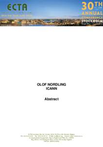 Microsoft Word - Abstract Olof Nordling