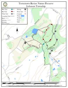 Teetertown Ravine Nature Preserve Lebanon Township www.njtrails.org  B