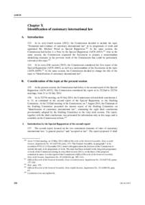 Opinio juris sive necessitatis / Sources of international law / Customary international law / International Law Commission / Public international law / Custom / Human rights / Special Rapporteur / Reservation / International law / International relations / Law