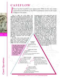 CASEFLOW  I llinois has had a unified court system since[removed]In that year, voters approved an amendment to the 1870 Constitution which made major