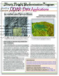 Illinois Height Modernization Program  LiDAR Data Applications Ice-walled Lake Plains in Illinois
