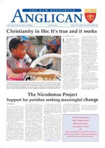 JANUARY[removed]THE NEW BRUNSWICK ANGLICAN A SECTION OF THE ANGLICAN JOURNAL