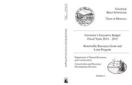 Governor’s Executive Budget 2015 Biennium Volume[removed]Copies of this public document were published at an estimated cost of $x.xx per copy, for a total cost of $x,xxx.xx, which