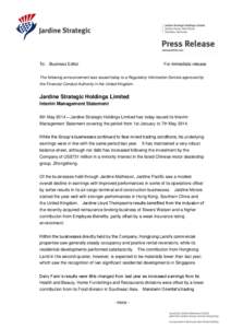 Jardine Matheson Holdings / Jardine Strategic Holdings / Hongkong Land / Jardine / Hong / Dairy Farm International Holdings / Cycle & Carriage / William Jardine / Keswick family / Jardine Matheson Group / Economy of Hong Kong / Economy of Asia