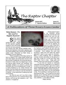 The Raptor Chapter Volume #21 1st Quarter Edition Issue # 1 March 2012