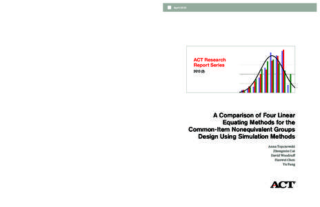 O0 / Reliability engineering / Anchor test / Reliability / Variance / Covariance / Levine / Statistics / Psychometrics / Equating