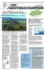THE TROUTDALE CHAMPION March / April 2016 Published 6 Times A Year  Troutdale Reynolds Industrial Park
