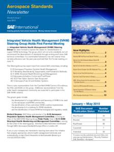 Aerospace Standards Newsletter Volume II, Issue 1 June[removed]International