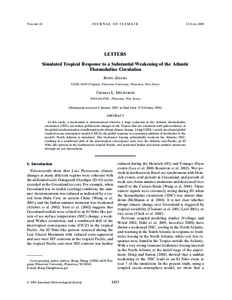 VOLUME 18  JOURNAL OF CLIMATE 15 JUNE 2005