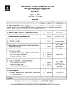 Microsoft Word - AUG[removed]Draft Lottery Commission Agenda.docx