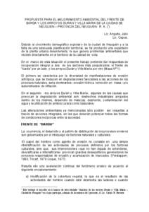 Microsoft Word - 06 PROPUESTA PARA EL MEJORAMIENTO AMBIENTAL DEL FRENTE DE BARDA Y LOS ARROYOS DURAN Y VILLA MARIA