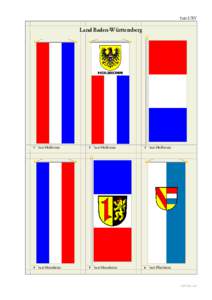 Tafel I/XV  Land Baden-Württemberg 1