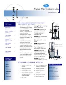 PAR 200  www.metermix.co.uk DATA SHEET
