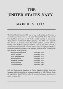 THE UNITED STATES NAVY MARCH 5,