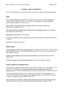Microsoft Word - Johnson-Dept web biblio-Oct 2014.doc