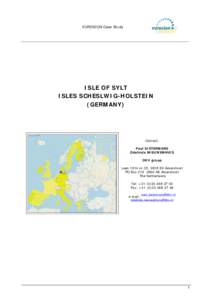 EUROSION Case Study  ISLE OF SYLT ISLES SCHESLWIG-HOLSTEIN (GERMANY)