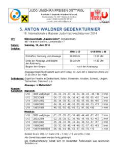 Waldner Anton - Judonachwuchsturnier