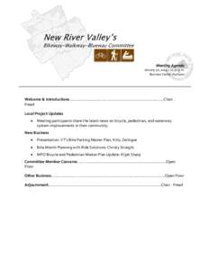 Meeting Agenda  January 30, 2014 – 11:30 a.m.  Business Center, Fairlawn     