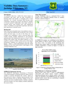 United States Department of Agriculture Visibility Data Summary: Jarbidge Wilderness, NV