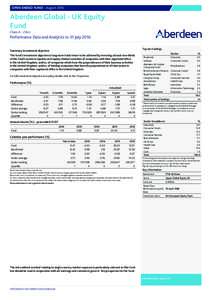 OPEN ENDED FUND – AugustAberdeen Global - UK Equity Fund Class A - 2 Acc