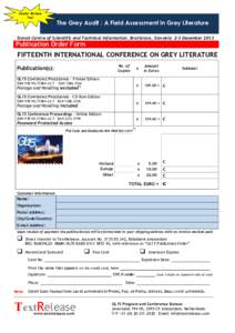 Microsoft Word - GL15 Publication Order Form