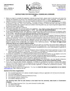 Health / National Board for Certified Counselors / Education / Master of Education / Doctor of Osteopathic Medicine / Doctorate / Training and licensing of clinical psychologists / Mental health professionals / Medicine / Licensed professional counselor