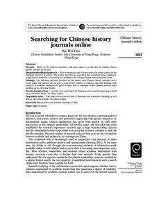 Asia / Sinology / Late Imperial China / Modern China / Harvard Journal of Asiatic Studies / The China Quarterly / University of Hawaii Press / Area studies / Asian studies / Publishing
