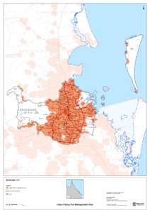 Brisbane City Urban Flying-Fox Management Area map