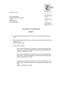 Occupational safety and health / Stoping / Kanowna Belle Gold Mine / Mineral exploration / Geology / Mining / Underground mining / Goldfields-Esperance