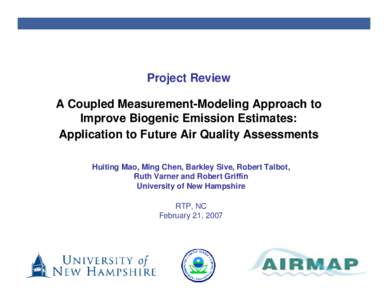 A Coupled Measurement-Modeling Approach to Improve Biogenic Emission Estimates: Application to Future Air Quality Assessments