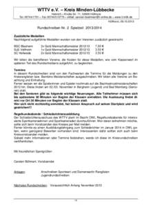 WTTV e.V. – Kreis Minden-Lübbecke Heinrich – Knolle Str. 11, 32609 Hüllhorst Tel[removed] – Fax[removed] – eMail: [removed] – www.tt-milk.de Hüllhorst, [removed]Rundschreiben Nr.