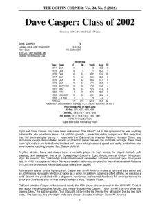 Dave Casper: Class of 2002