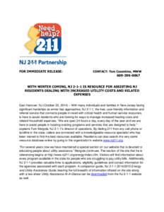 Energy economics / Weatherization / Community Action Agencies / New Jersey Board of Public Utilities / Sustainable energy / Universal Service Fund / Energy in the United States / Energy / Government / Federal assistance in the United States / Low Income Home Energy Assistance Program / United States Department of Health and Human Services