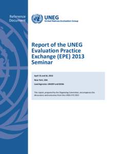 Annual Report of the UNEG Secretariat