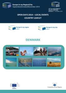 OPEN DAYS 2014 – LOCAL EVENTS COUNTRY LEAFLET DENMARK  INDEX