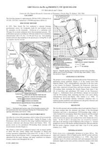 Gossan / Mineralogy / Grevillea / Jarosite / Inductively coupled plasma mass spectrometry / Chemistry / Economic geology / Science