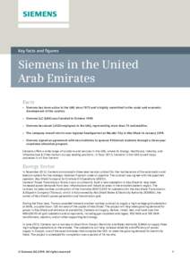 Switchgear / United Arab Emirates / Abu Dhabi / Mubadala Development Company / Habshan–Fujairah oil pipeline / Asia / Technology / Siemens