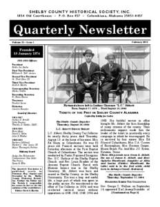 Quarterly Newsletter February[removed]8pages