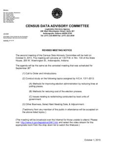 NT[removed]Census Data Advisory Committee